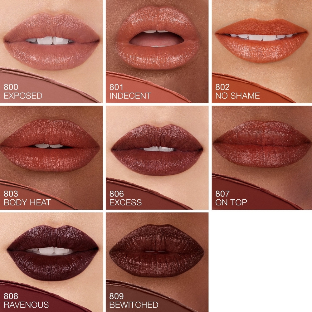 On Top Nars Explicit Satin Lipstick Deep Chestnut Brand New In Box Full Size - Picture 3 of 10
